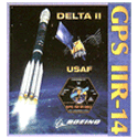GPS IIR-14 (M) Logo